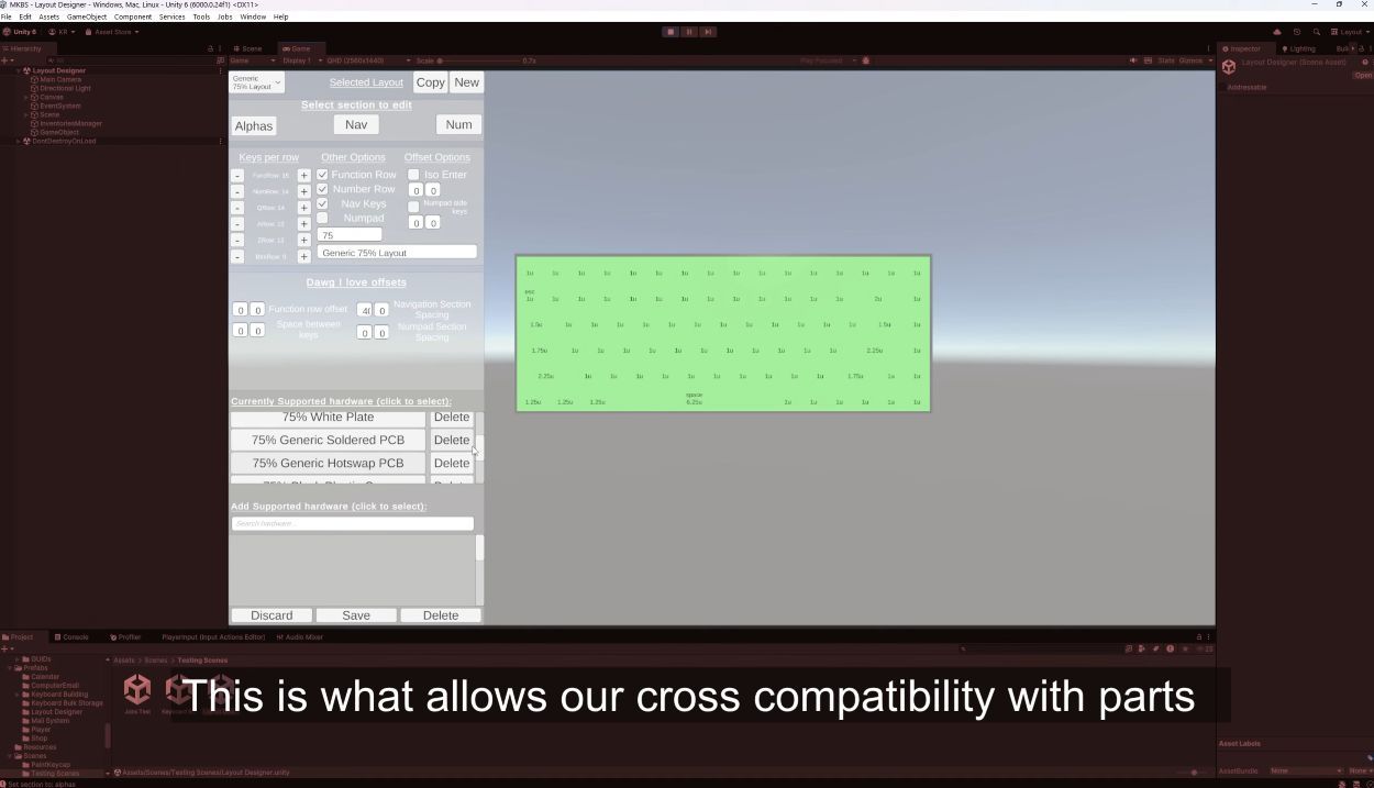 Mechanical Keyboard Building Simulator