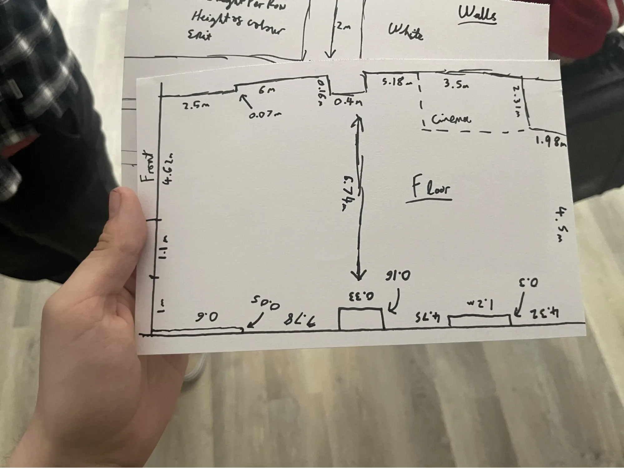 An example floorplan drawing